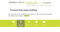 Desktop Screenshot of greenlightexpediting.com
